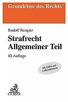 Strafrecht Allgemeiner Teil von Rengier, Rudolf | Buch | Zustand gut