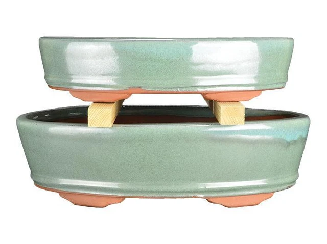 Jardinières 4 unités PP bleu gris 32,5x32,5x57 cm | Leroy Merlin