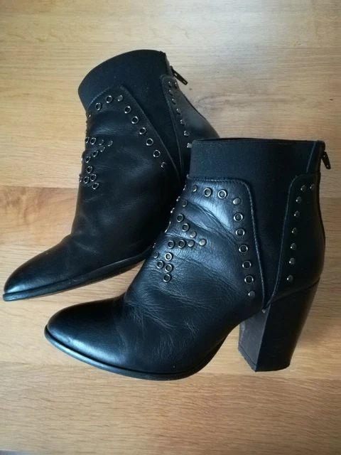 Bottines San Marina Cuir Noir 2