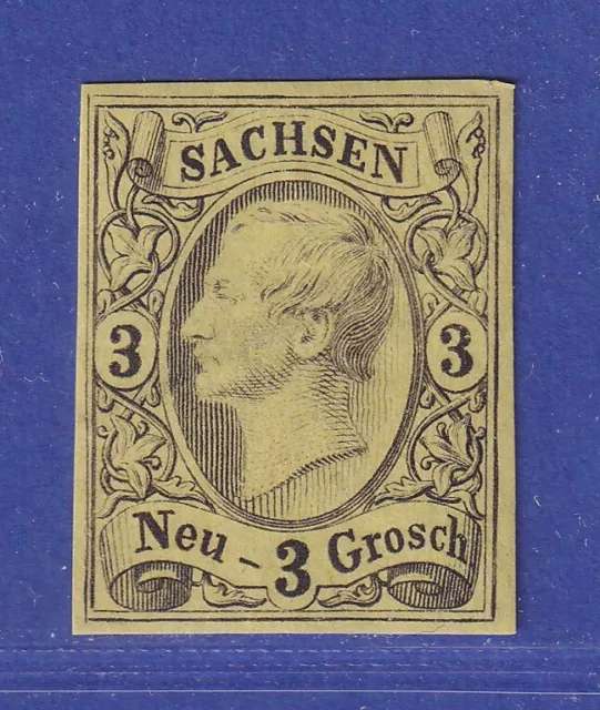 Altdeutschland Sachsen König Friedrich August II. Mi.-Nr. 11 ungebraucht *
