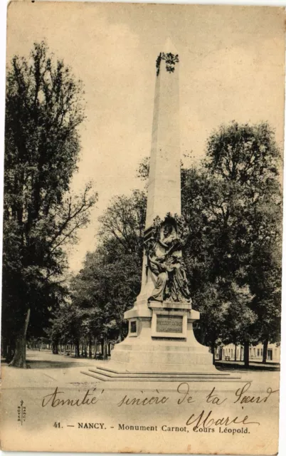 CPA Nancy-Monument Carnot-Cours Léopold (187403)
