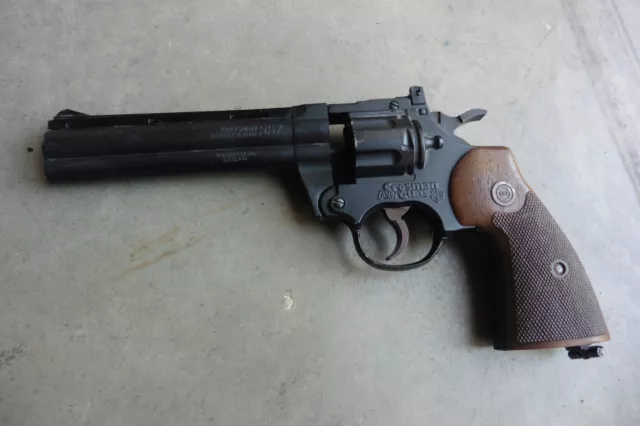 1980S CROSMAN 357 Colt Python Replica 177 CO2 Pellet Gun 6