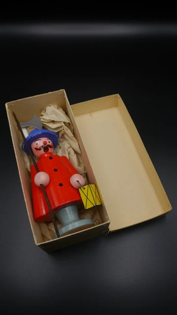 Dregeno Räuchermann / Räuchermännchen Nachtwächter Erzgebirge Volkskunst  H 18cm