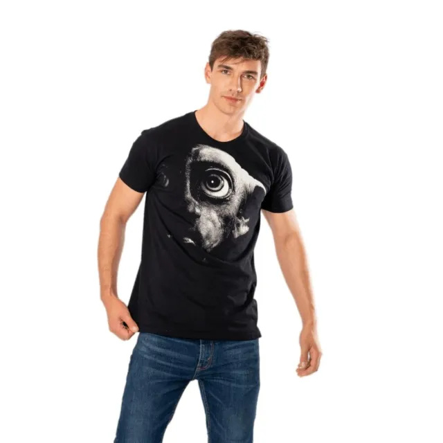 Harry Potter Unisex Adult Dobby Silhouette T-Shirt BN4984