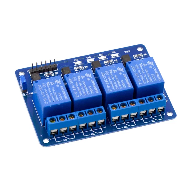 3 UNITS! 4 Channel 5V Relay Module 250V 10A Relays for Arduino ...