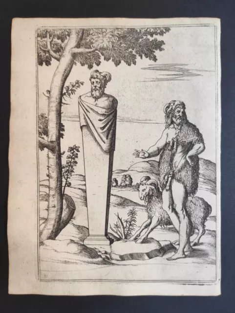 Giove Ammone forma Montone, Dei Antichi Cartari, Bolognino Zaltieri, Stampa 1571