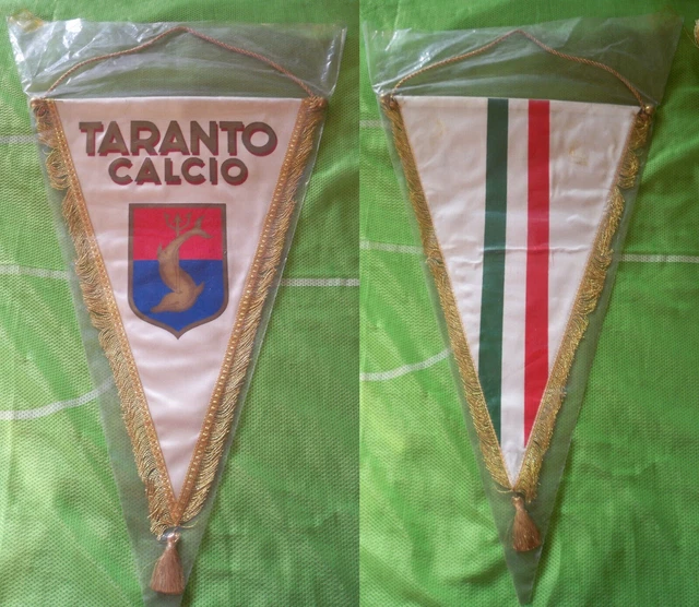 Fanion Vintage Football Torino Début Années 80 - Gagliardetto 30x38 Cm, Champion D'Italie