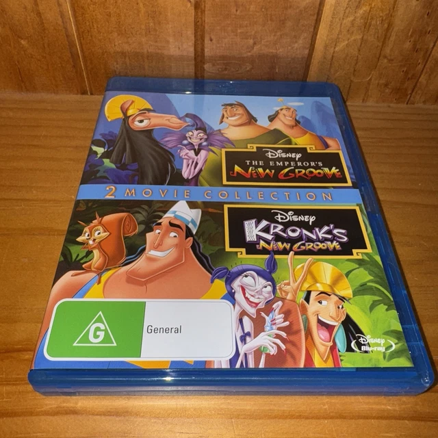 THE EMPEROR'S NEW Groove & Kronk's New Groove BluRay 25.00
