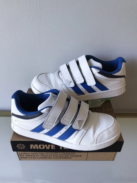ADIDAS ORTHOLITE TRAINERS Low Top Size UK5 White Blue 12.50 PicClick UK