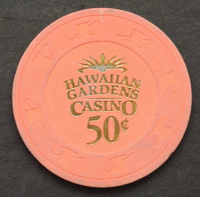 Hawaiian Gardens Casino California 50 Cent Poker Chip Paulson H&C