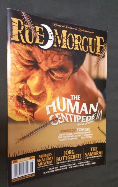 Rue Morgue # 156 Horror Magazine Human Centipede Iii Final Sequence