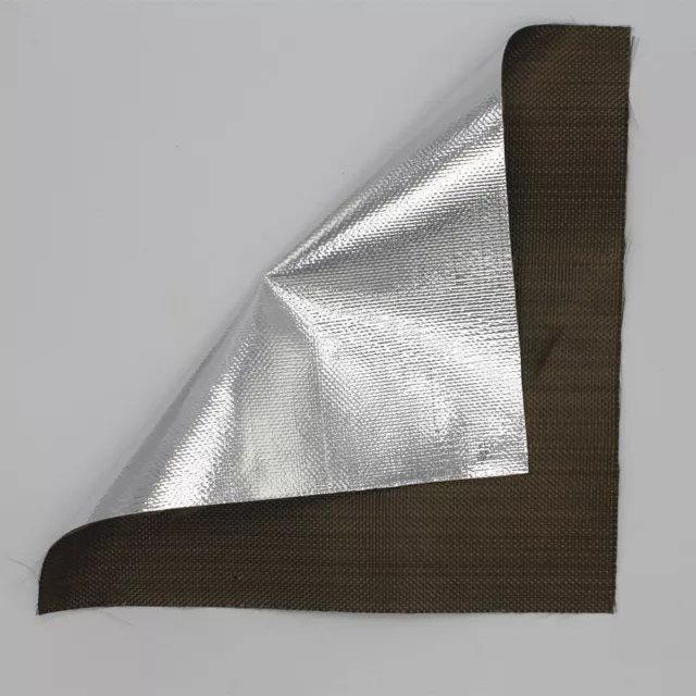 Aluminized Titanium Heat Shield Aluminized Basalt Fiber Cloth for blankets NEW 2