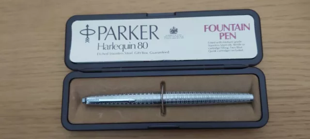 1981 Parker Harlequin 80 Fountain Pen