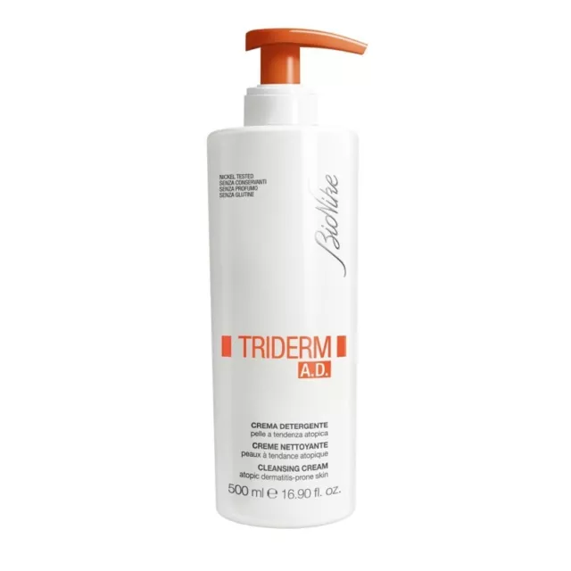 BIONIKE Triderm ad - Crema detergente per pelle a tendenza atopica 500 ml