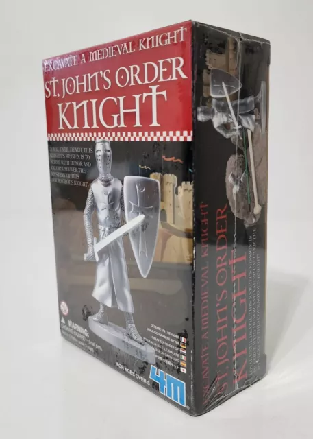 Excavate a Medieval Knight Kit - St John's Order 4M Excavate Model And Cards 2