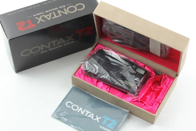 "Near Mint+++" Contax T2 Limited 2000 Black 35mm Point & Shoot Film Camera Japan