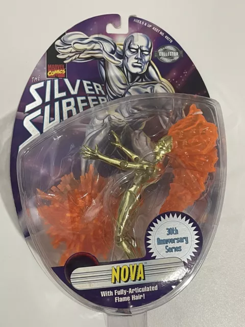 1997 Toy Biz Marvel Silver Surfer Nova NIB NEW IN BOX SEALED