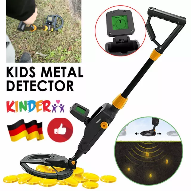 Weihnachtsgeschenk Profi LCD Metalldetektor Gold Metal Detector für Kinder DE