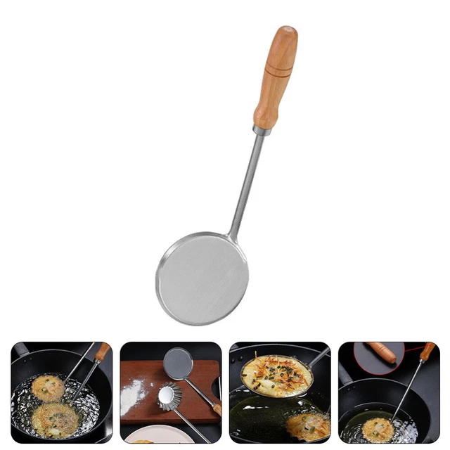 Deewar Set in Ferro per Rosetta con Manico, Stampo Bunuelos - Strumento per la creazione di Bunuelos per Stampo per Torta a Imbuto | Set di stampi per Waffle Fai-da-Te per Biscotti