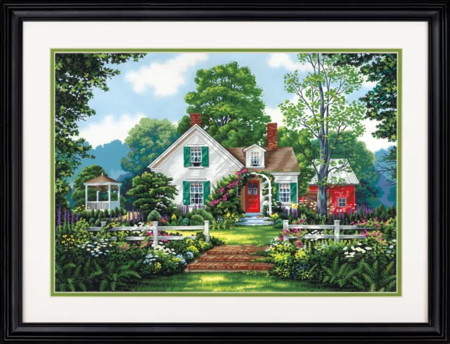 Paint Works Paint By Number Kit 20"X14"-Summer Cottage 91804