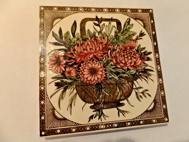 Ironbridge Ceramics Tile Trivet 6" sq. Shropshire England