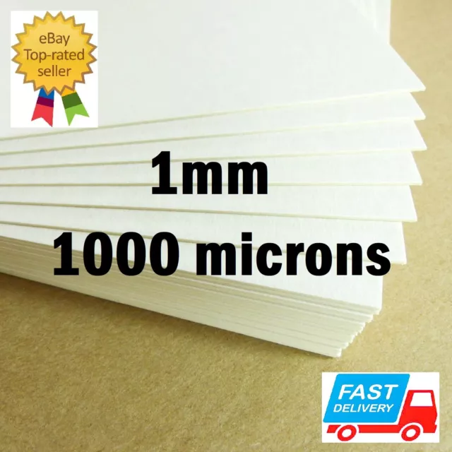A6 A5 A4 A3 A2 WHITE BACKING BOARD CRAFT CARD THICK PAPER