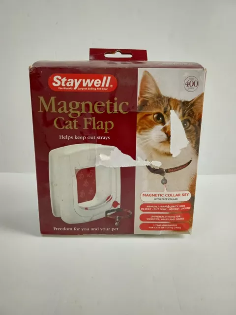 Colla magnética Staywell para gato menos llave magnética para cuello