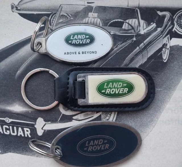 KUNIO Samrt Custodia per chiave auto, adatta per Land Rover Defender Discovery 4 Evoque LR4 Range Rover Sport Freelander 2 per Jaguar TPU pelle portachiavi rosso