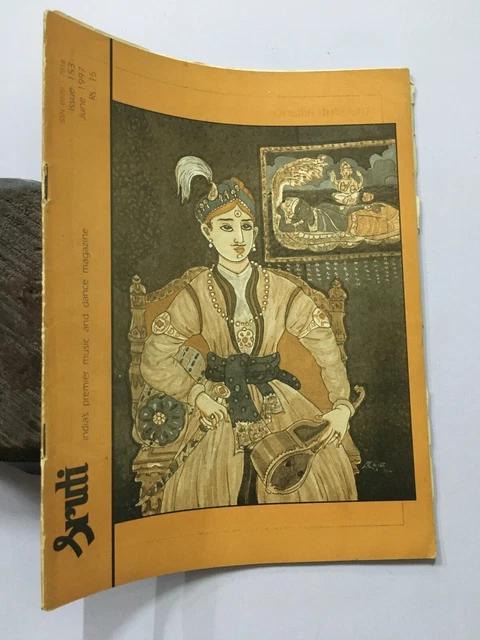 75pc Lotto - Sruti. Rivista Di India Musica & Dance. Illustrated. Scheda Cover