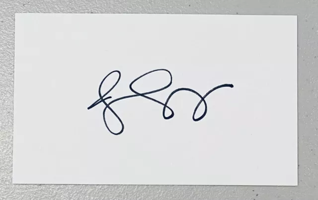 Jennifer Grey Signed Autographed 3x5 Card BAS Beckett Cert Dirty Dancing