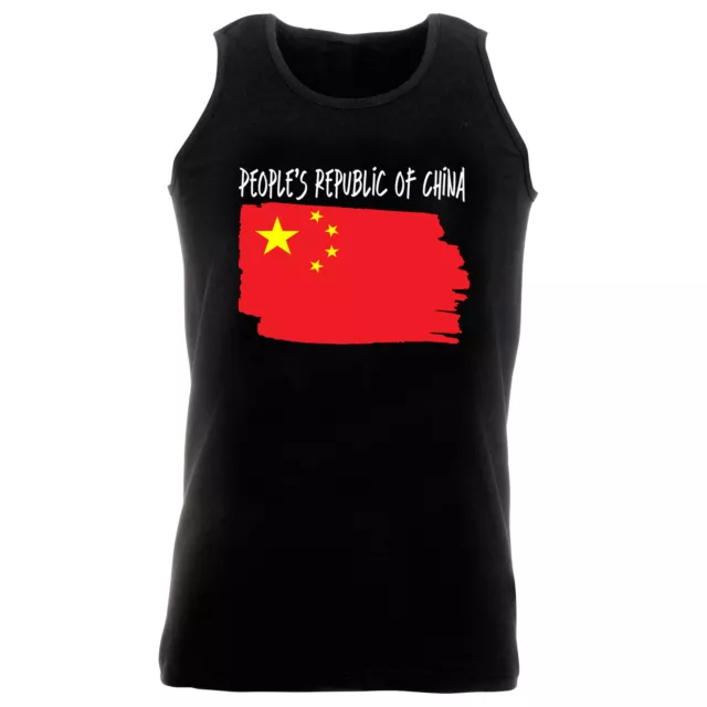 Peoples Republic Of China Country Flag Nationality  Singlet Vest Unisex Tank Top