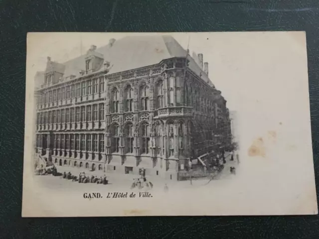 Carte Postale Ancienne Belgique Gand - L'Hôtel de Ville
