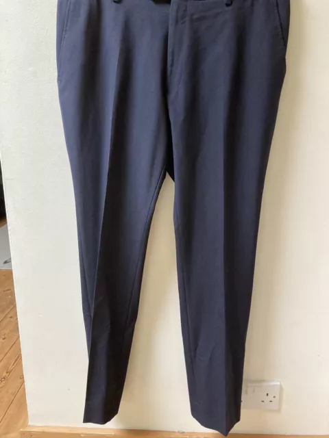 Next Men’s Trousers 36R Navy Blue