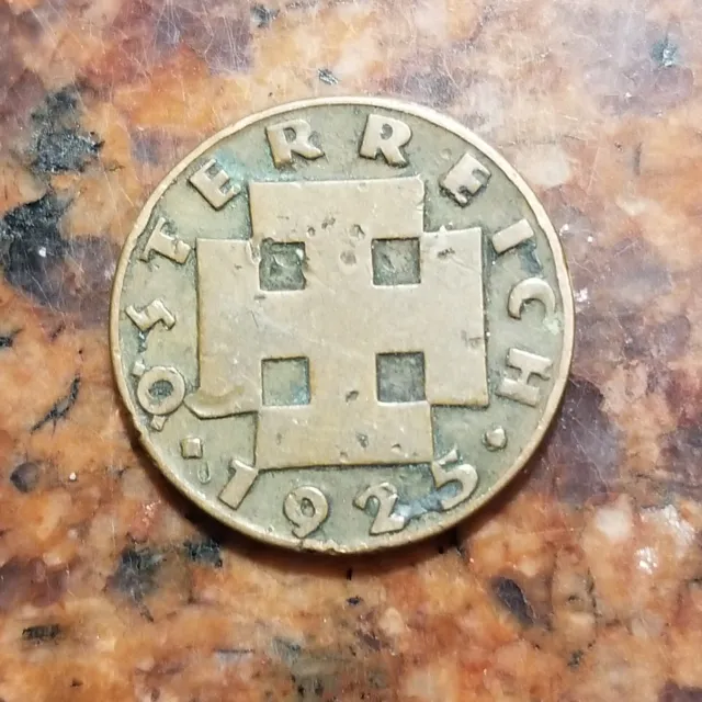1925 Austria 2 Groschen Coin - #B2797