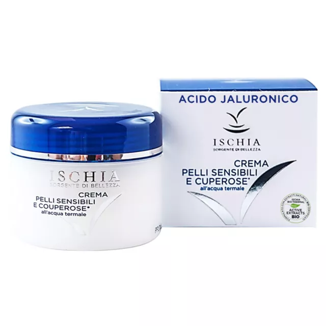 Crema Viso Per Pelli Sensibili E Cuperose Ischia Sorgente Di Bellezza 100ml