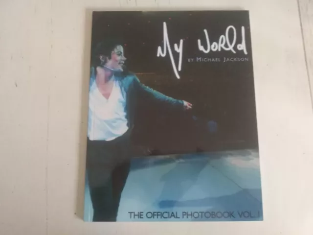 Michael jackson my world The official photobook tour vol 1 RARE