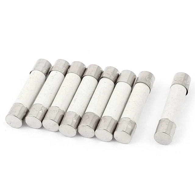 Lot de 8rapide Blow Céramique fusibles 20A 250V 6mm x 30mm