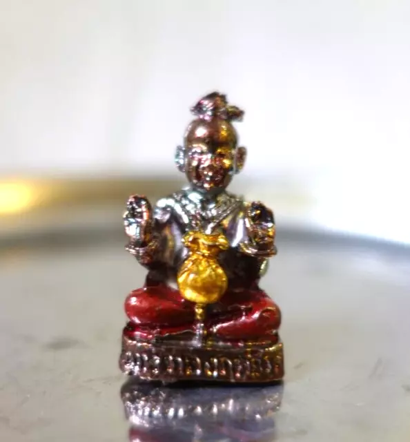 Kumanthong Wealth Millionaire Thai amulet great charm rare old Mini Statue