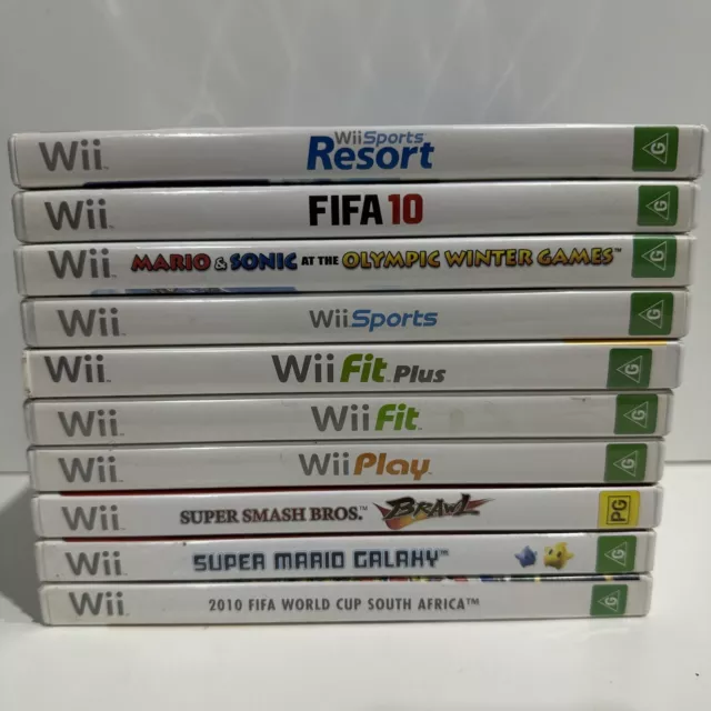 Nintendo Wii 10 Games Bundle VGC **Free Post**