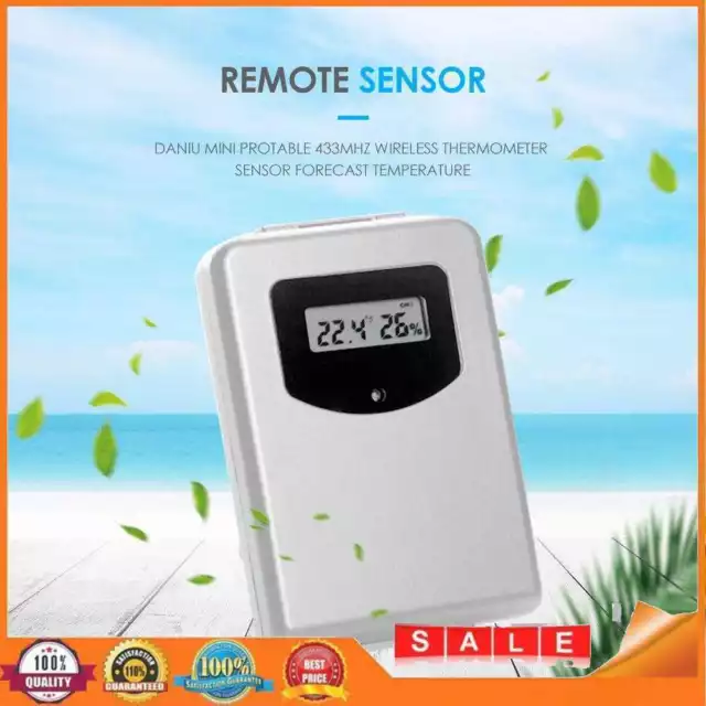 433MHz Remote Digital Wireless Thermometer Sensor Humidity Hygrometer MonitoLOVE