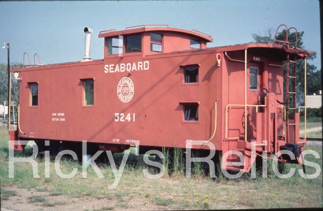 Duplicate Slide SAL #5241 Caboose Seaboard Air Line Coast Hamlet NC 1990