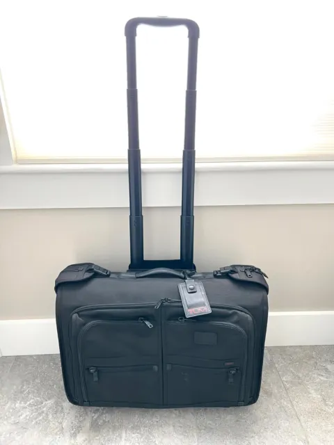 Tumi Black Ballistic Nylon Luggage 23” Carryon Garment Bag