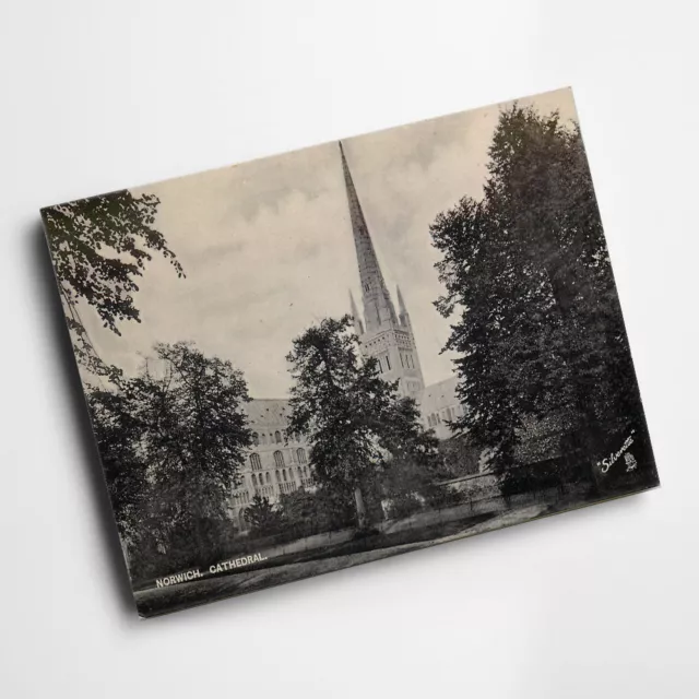 A3 PRINT - Vintage Norfolk - Norwich. Cathedral (2)
