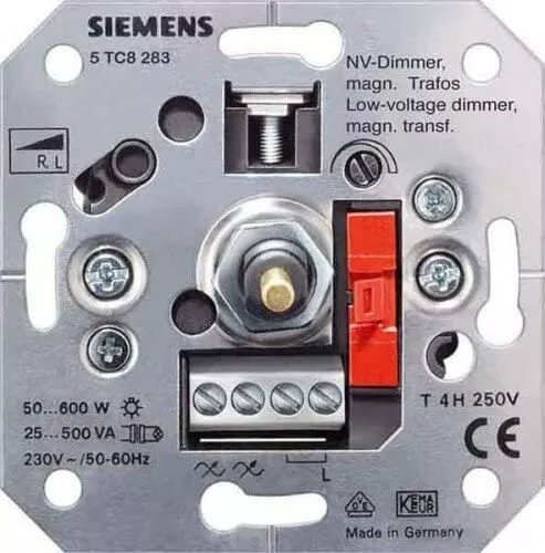 Siemens 5TC8283 Rl Variateur 50-600 W 25-500 VA Pour Gira Jung Berker Peha