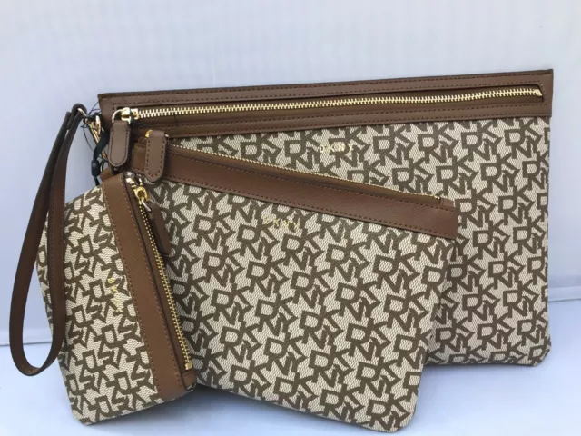 DKNY VELA TRIPLE Comp Satchel Handbag 141.49 PicClick UK