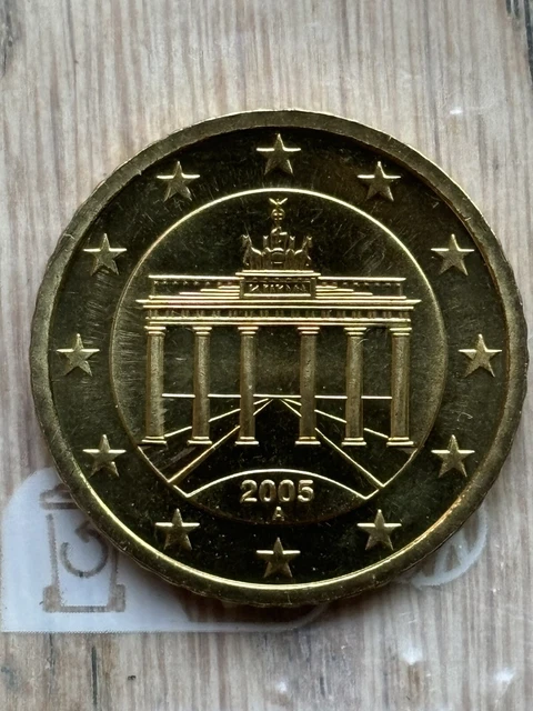 Pièce De 50 Centimes D'euro Allemagne 2002 - Frappe A (Berlin) - Qualité Non Circulée (UNC) - Rare