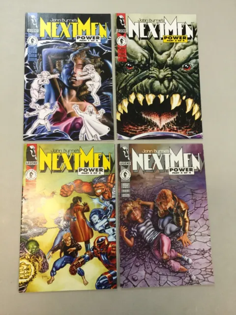 Next Men Power 1-4 Complete Set 1 2 3 4 John Byrne Dark Horse Comics 1994 (NM03)