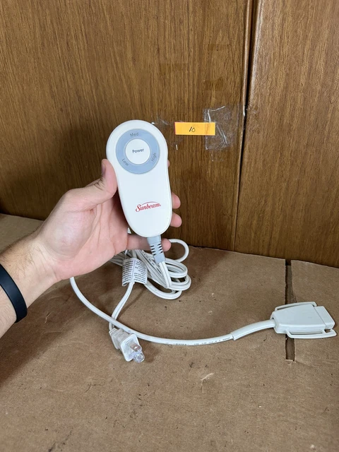 SUNBEAM M85AP M85P M85BP Electric Blanket Control 180W 3-Prong Cord  Replacement $12.95 - PicClick