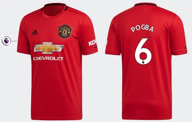 Trikot Adidas Manchester United 2019-2020 Home PL - Pogba 6 [128-XXL] ManU