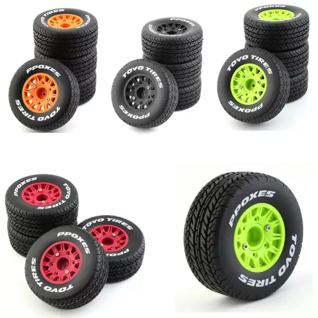 4PCS Car Tyres Off-road Tires 12MM 14MM 17MM Adapter For 1/8 1/10 RC Crawler Car